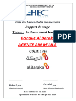 Rapport de Stage Albaraka Nouveau