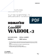 WA800L 3 - Sn52001and Up