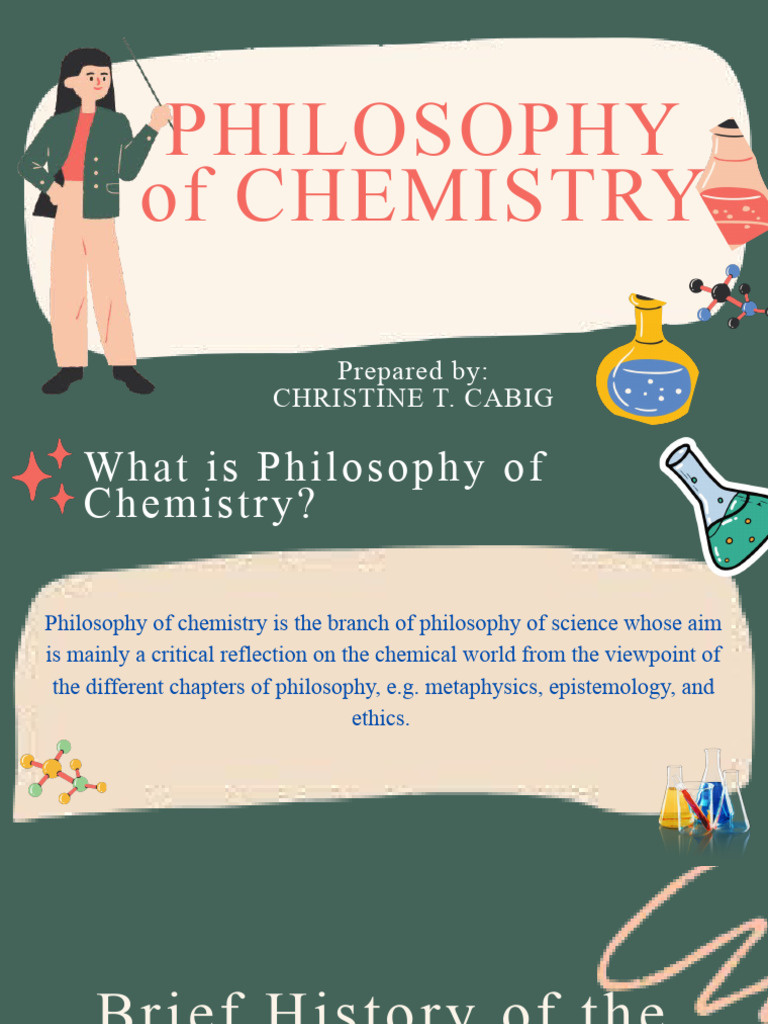 Philosophy of Chemistry Overview | PDF | Chemistry | Physics