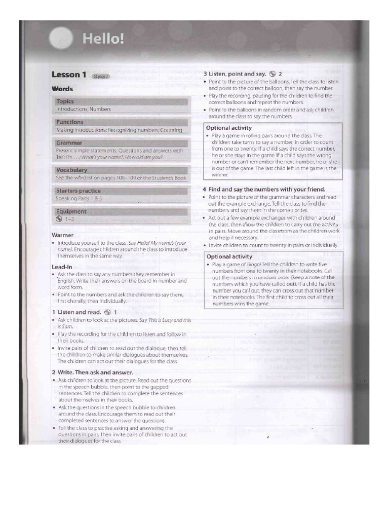 Get Ready For Starters Teachers Book PDF