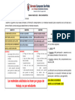 Los Materiales Solicitados Los Traen Por Grupo de Trabajo, No Por Estudiante