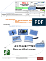 TPE 3 - Les Essuie Vitres