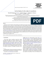 A Standardized Test Battery For The Study of Synesthesia