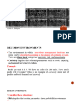 2nd Exam Revised PPT Risk Measurement Decision Environment