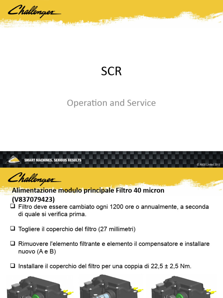 SCR (Service and Operation) | PDF
