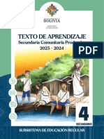 4to. Año de Educación Secundaria Comunitaria Productiva 1-314