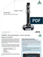 Advanced Force Test System: 225 LBF (1kN) & 1100 LBF (5kN)