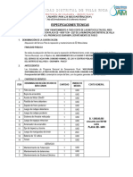 Especificaciones Tecnicas - Motos