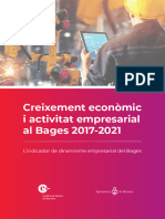 Creixement Econòmic I Activitat Empresarial Del Bages 2017-21