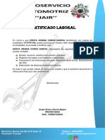 Certificado Laboral