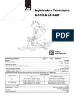 Ingleteadora LS1040F Manual de Usuario