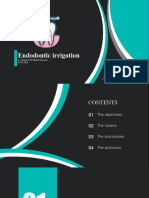 Irrigation in Endodontics