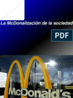 La McDonalización