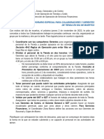 Horario Especial para Colaboradores Y Gerentes de Tienda en Día de Muertos