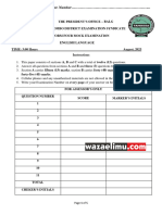 Englsh Language F4