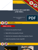 Properties of Liquids