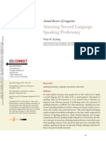 De Jong 2023 Assessing Second Language Speaking Proficiency