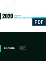 Modern Church Annual Report Template