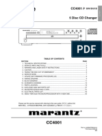 Marantz CC 4001 Service Manual