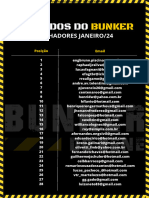 Sorteio Bunker - Jan24