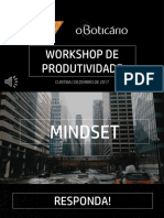 Produtividade Mindset - Dez 17