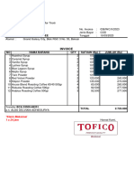 Invoice Tofico (Syrup & Coffee) Okt