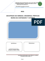 Pets Encofrado de Veredas y Muros de Contensión 2023