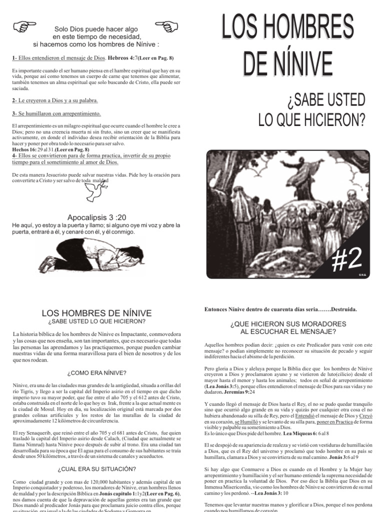 2-Hombres de Ninive 8 MAYO 2013 | PDF | Jonás | Creencia religiosa y ...