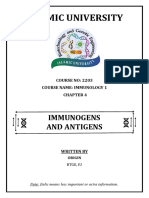 C-4 Immunogens and Antigens