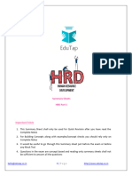 Summary Sheets - HRD Part 1 Lyst6296