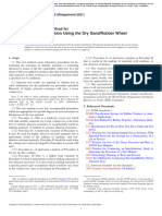 Standard Test Method For Measuring Abrasion Using The Dry Sand - Rubber Wheel Apparatus