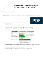 Procedimento para Configuração de VPN Site-To-Site No Fortinet