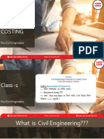 CLASS 1 Estimation & Costing