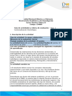Guía de Actividades y Rúbrica de Evaluación - Unidad 1 - Fase 1 - Contextualización Deontológica
