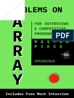 Problems On Array For Interviews and Competitive Programming (., Tushti Kiao, Ue Chatterjee, Aditya) (Z-Library)