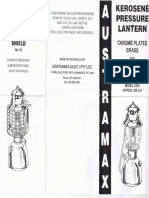 Austramax Kerosene Pressure Lantern