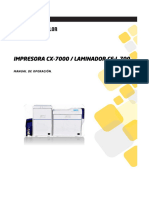 CX-7000 y CFL-700 Manual de Operación