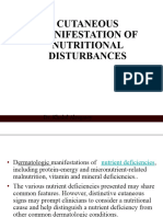 Cutaneous Manifestation of Nutritional Disturbances DR Hamza 2