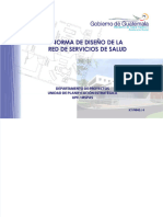 PDF Norma de Diseo de La Red de Servicios de Salud - Compress