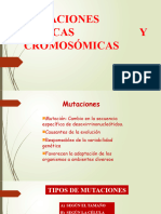 Mutaciones Génicas y Cromosómicas