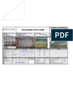 Packaging Data Form: Part Number Print Revision Level