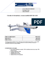 Circular de Formatizat, Cu Masa Mobila KDT KS-132C