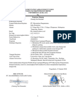 Implementation Arrangement Form: Fakultas Ekonomi Dan Bisnis Universitas Alma Ata No. Kegiatan Magang