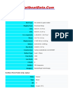 Sailboat Specifications