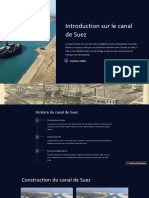 Introduction Sur Le Canal de Suez