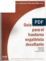 Manual para El Manejo Negativista Desafiante