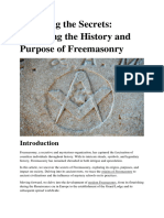 Unveiling The Secrets Exploring The History of Freemasonry