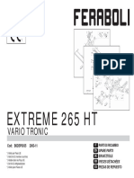 Spare Parts EXTREME 265 HT VARIO TRONIC 2003 11 B0D5P0035 EN