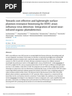 Towards Cost-Effective and Lightweight Surface Plasmon Resonance Biosensing For H5N1 Avian Influenza Virus Detection - Integration of Novel Near-Infrared Organic Photodetectors - ScienceDirect