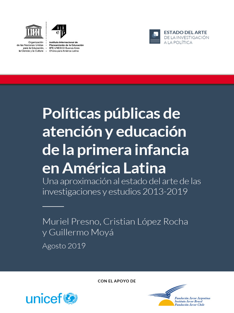 Políticas Públicas de Atención y Educación de La Primera Infancia en ...